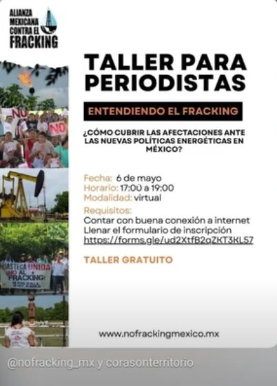 auroratlalpan's tweet photo. Por los daños ambientales, fugas de metano, contaminación del agua, alteración de ecosistemas, aumenta sismos, ruido y contaminación del aire de las zonas etc. etc. No al fracking (fracturas hidráulicas) @NoFrackingMx #DefensaDelTerritorio #cemda https://t.co/pjW21Apmum https://t.co/sgo5MOIYbN