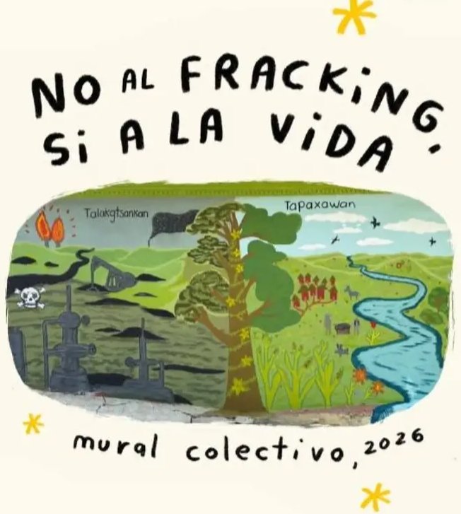 auroratlalpan's tweet photo. Por los daños ambientales, fugas de metano, contaminación del agua, alteración de ecosistemas, aumenta sismos, ruido y contaminación del aire de las zonas etc. etc. No al fracking (fracturas hidráulicas) @NoFrackingMx #DefensaDelTerritorio #cemda https://t.co/pjW21Apmum https://t.co/sgo5MOIYbN