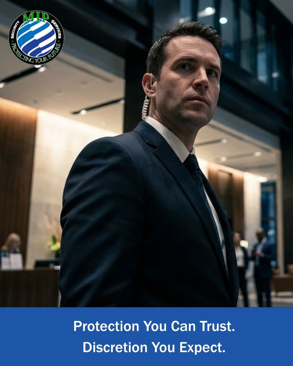 MIPCorporate's tweet photo. Trust is earned through consistent, discreet service. Rely on our professional team for secure, confidential protection—personal or business. Your safety and privacy are our top priorities. Work with experts you trust: https://t.co/eoXtH4iHaX #TrustedSecurity #Discreet https://t.co/1rxgZor21Z