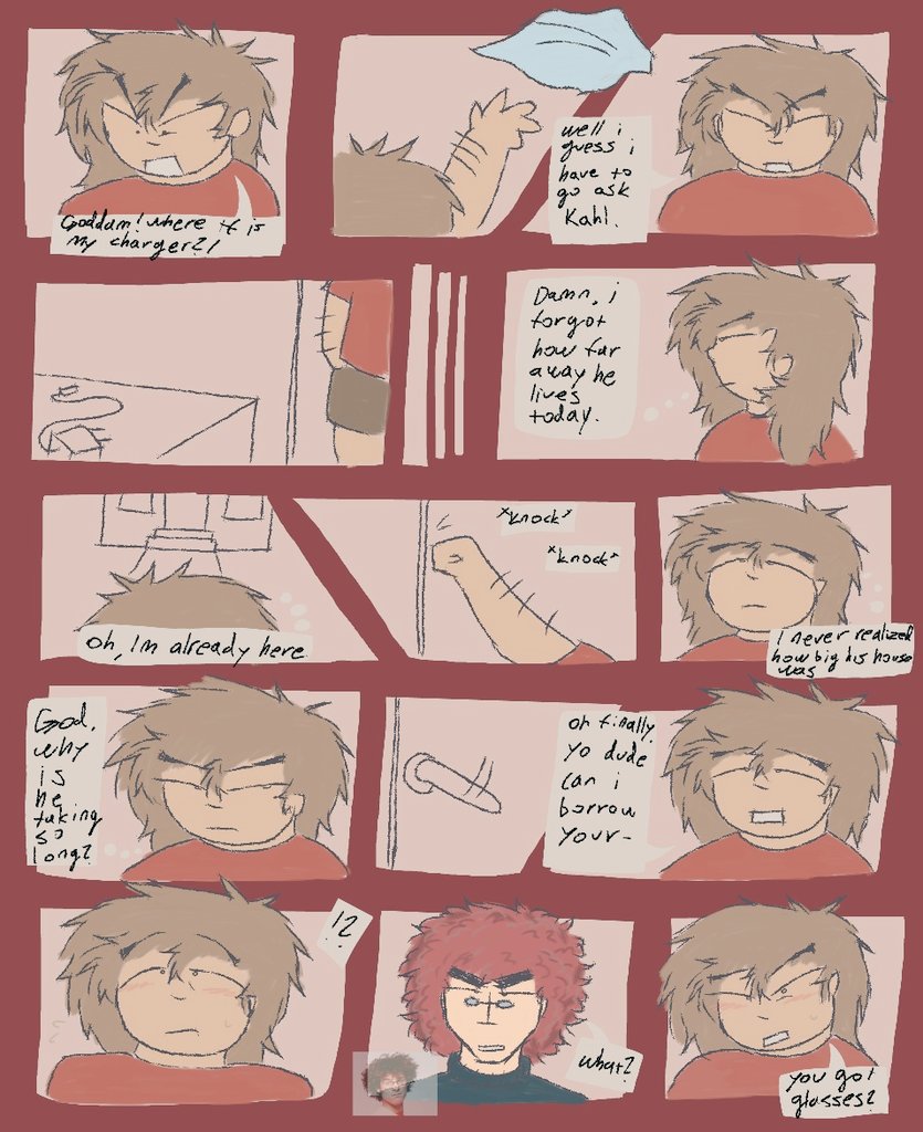 Cocksucker_11's tweet photo. A really really shitty comic, I hate it but its done lmao 
Lost my motivation on the idea what I was doing at the end https://t.co/ttdVacZGze