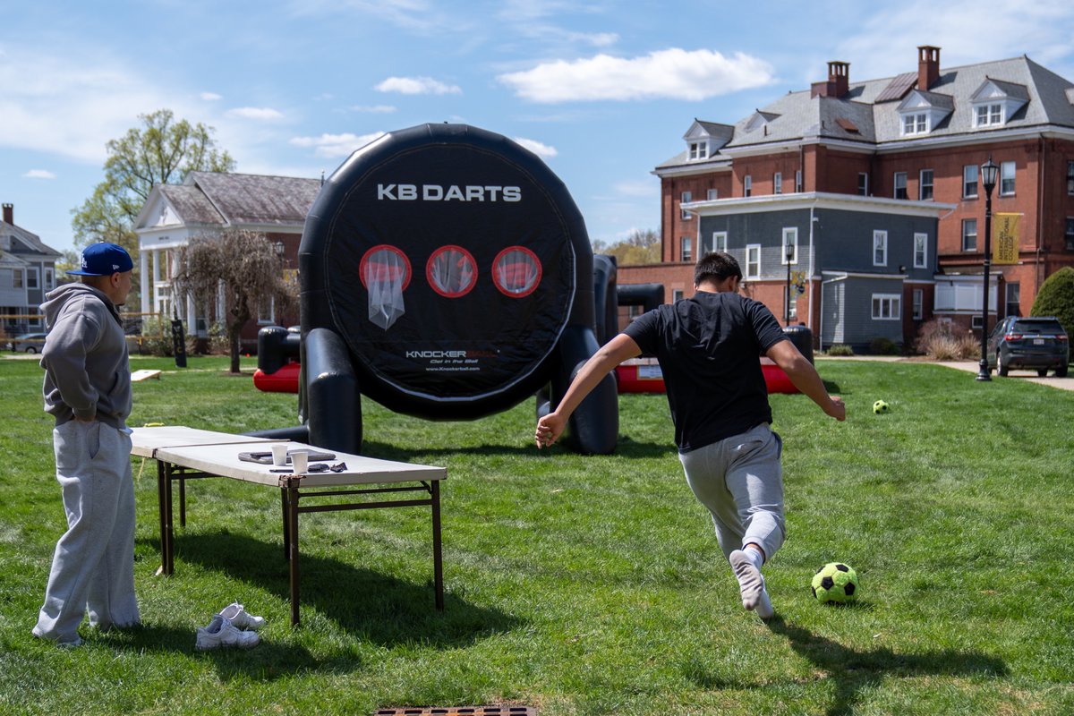 AIConcampus's tweet image. Knockerball, one of #AIC students’ favorite traditions, was back on the Quad at the end of the spring 2026 semester!

Bouncing, rolling, and nonstop laughs… the perfect way to have some fun and blow off some steam before final week 😆