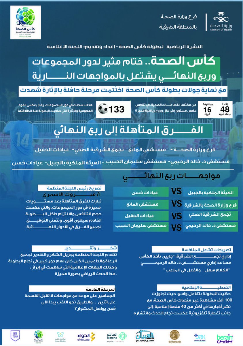 بطولة كأس الصحة tweet media