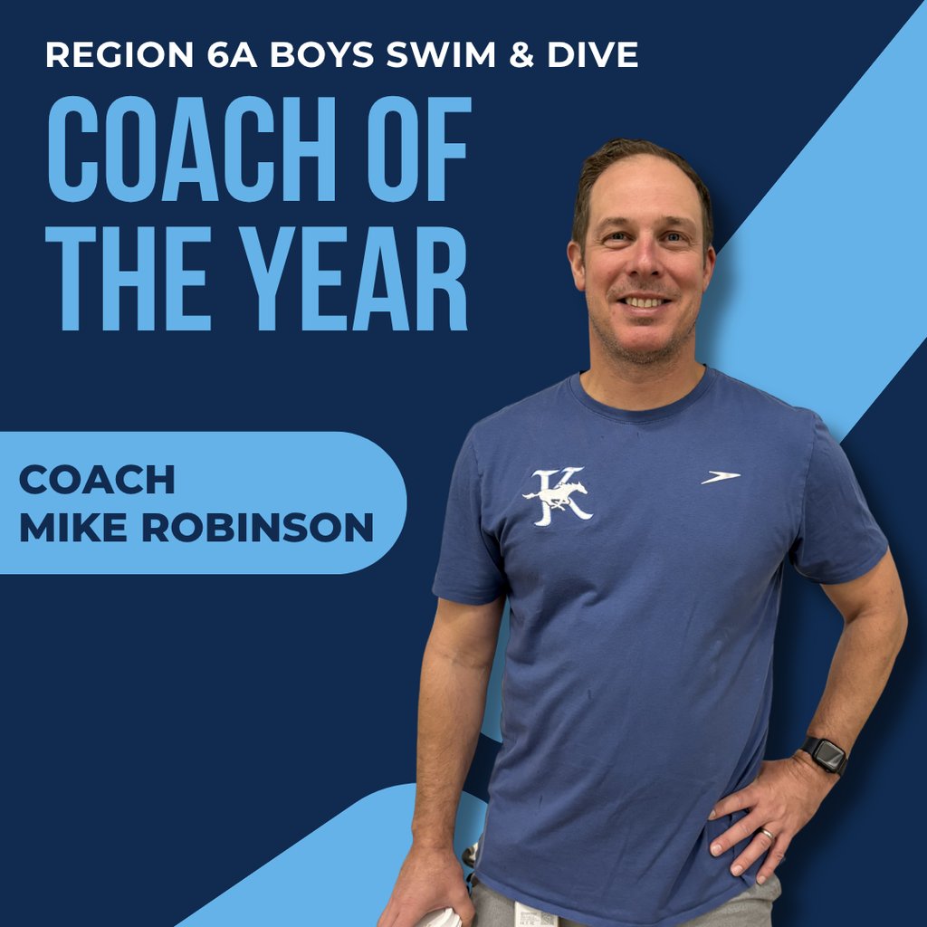 HumbleISD_KHS's tweet image. Swim and Dive's Coach Robinson has been named Region 6A Boys Swim and Dive Coach of the Year. Congratulations Coach Robinson!