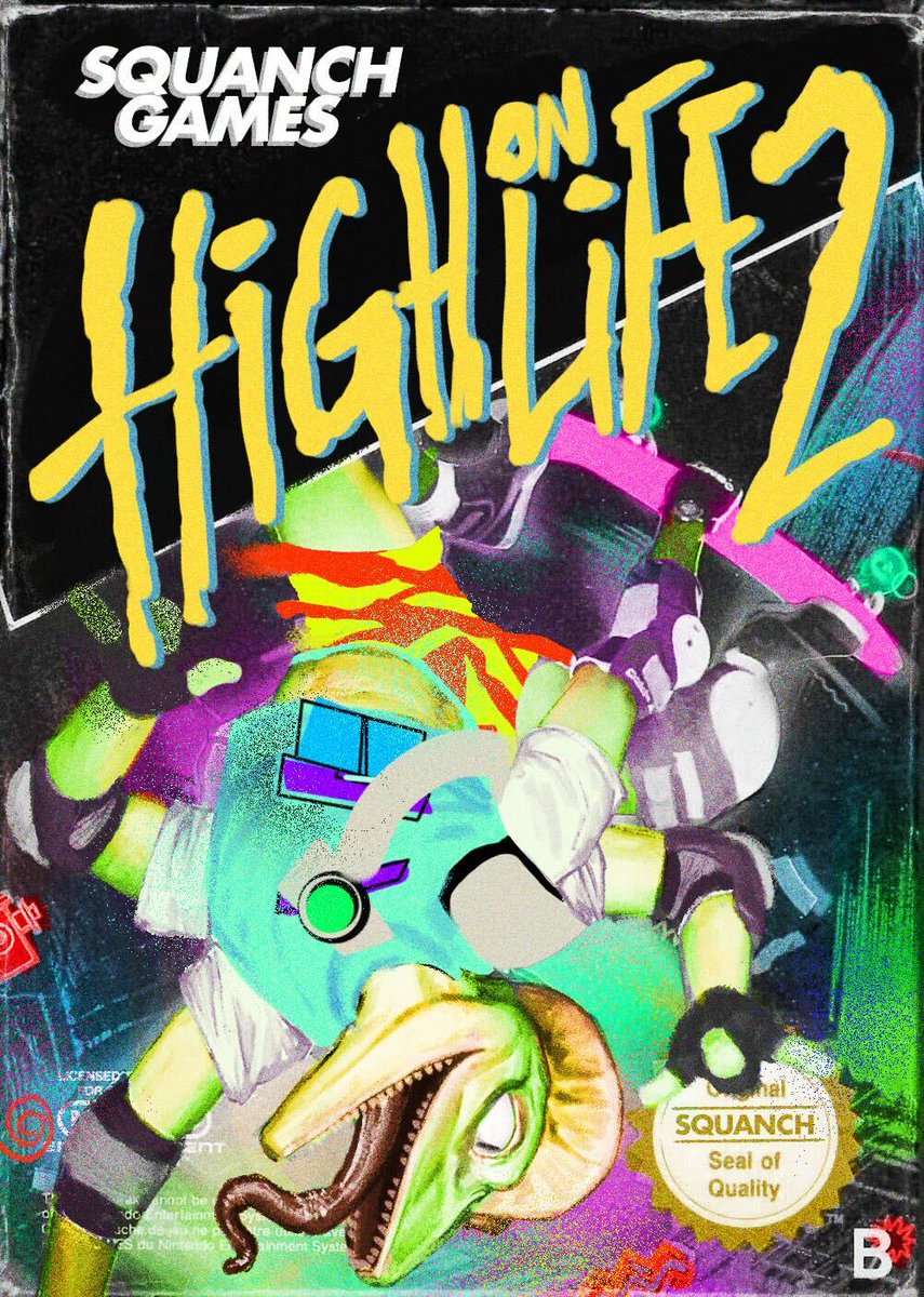 SquanchGames's tweet photo. ORIGINAL SQUANCH SEAL OF QUALITY® – @highonlifegame https://t.co/NsGFTQaMpk