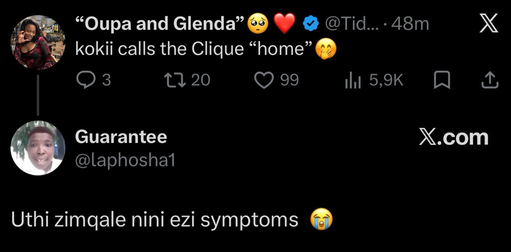 “Oupa and Glenda”🥺❤️ tweet media