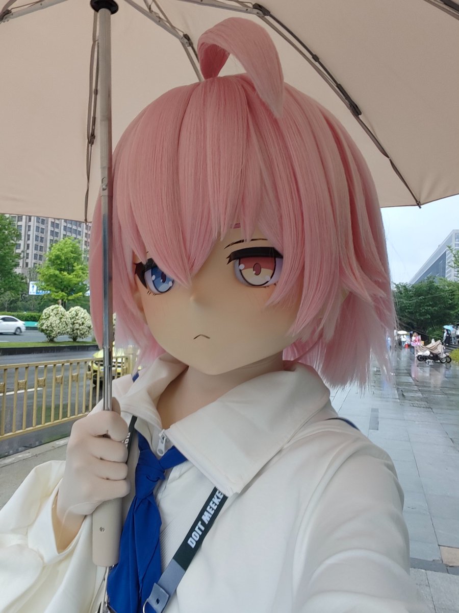 需要小星野捎您一程么，老师 ꜀(^. .^꜀ )꜆੭ #kigurumi #着ぐるみ