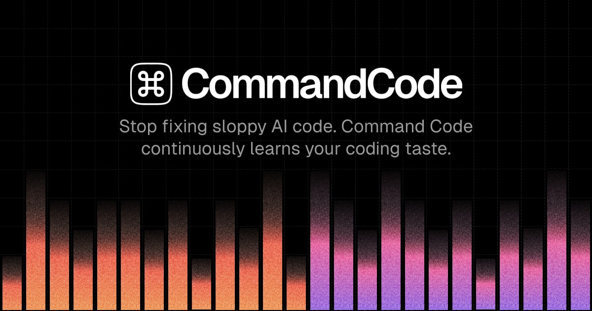 Command Code tweet media