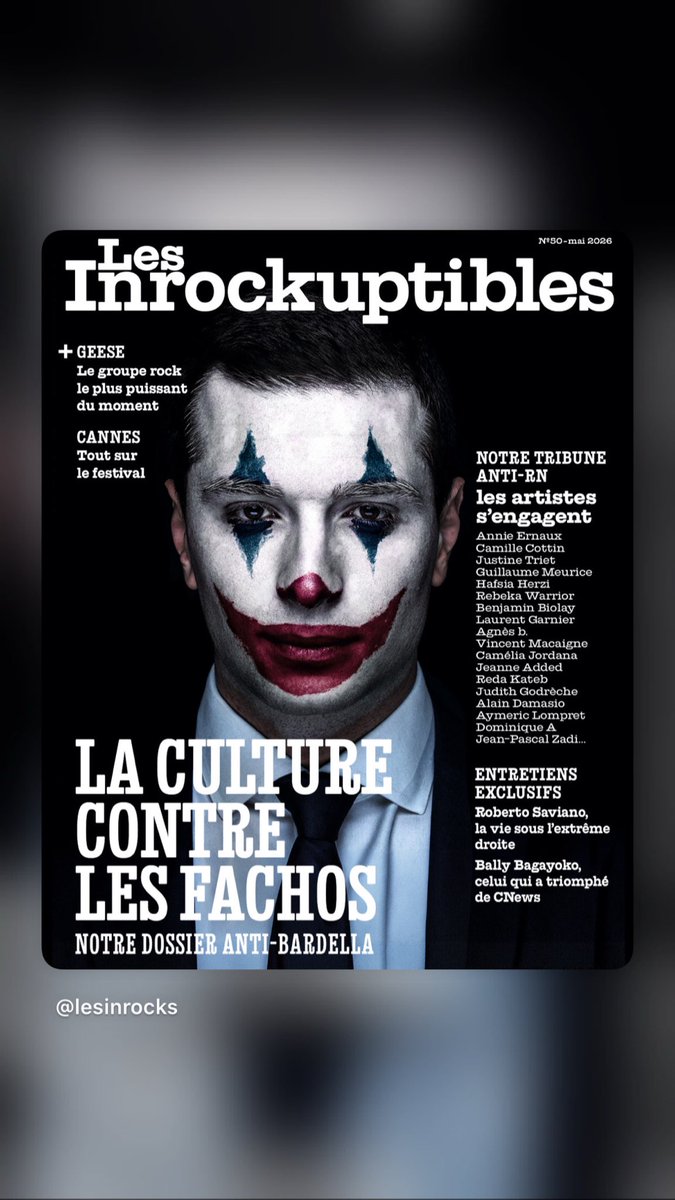 Géraldine tweet media
