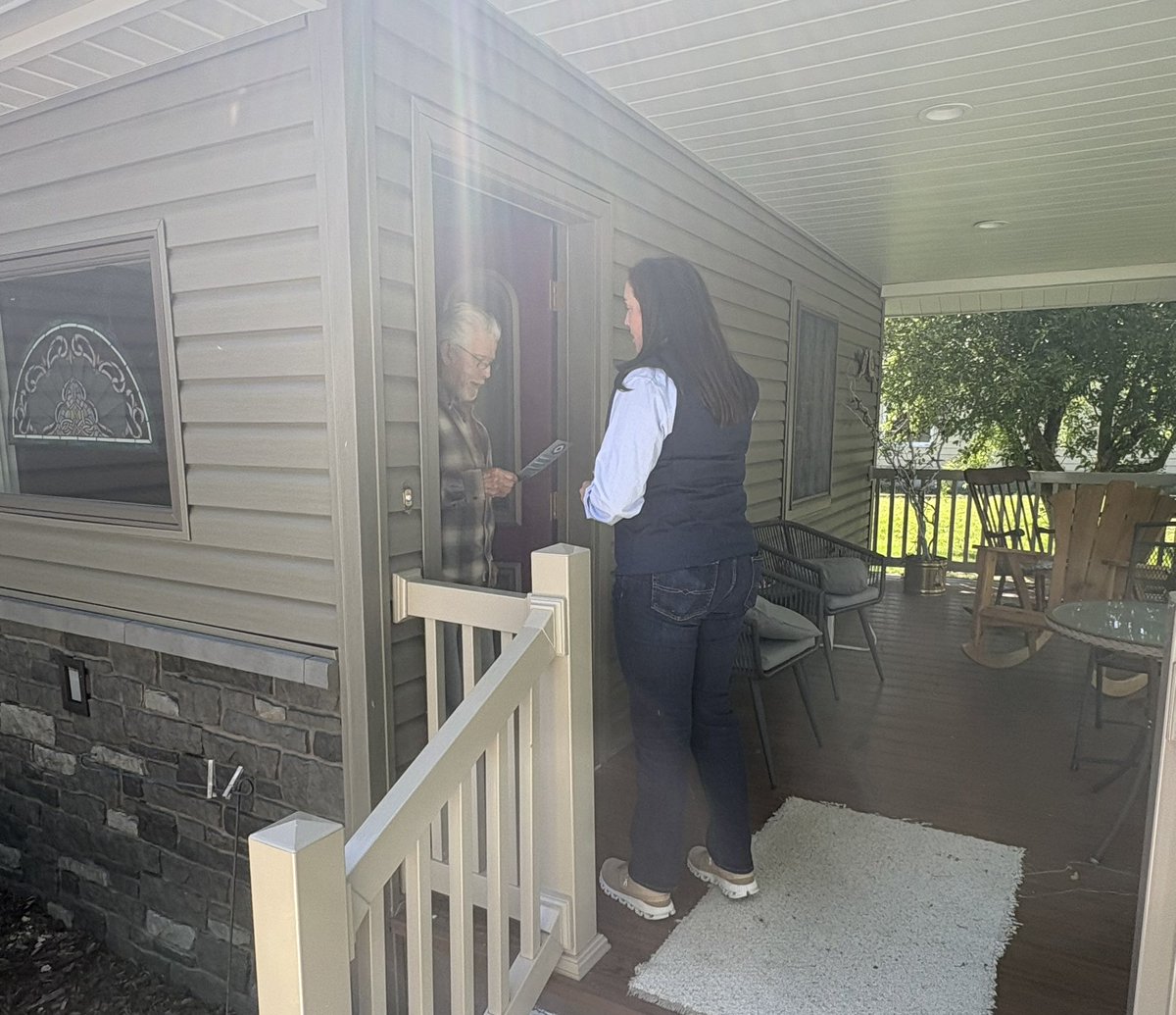 TeamSheahan's tweet photo. Knocking doors in Paulding and reminding Republicans to VOTE SHEAHAN tomorrow! 

Polls are open from 6:30am - 7:30pm https://t.co/aKYC0z0Pvi