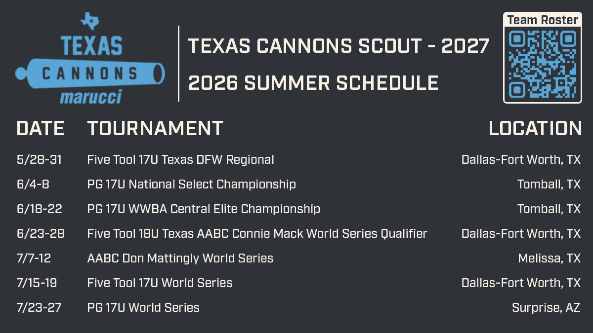 2027Johansen's tweet photo. 2026 Summer Schedule https://t.co/p2oO49VC3S