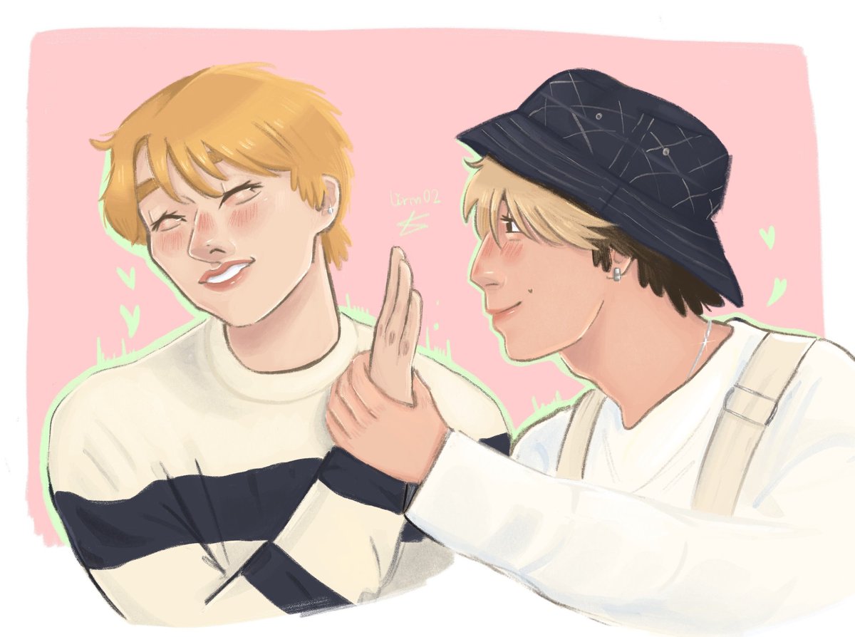 ice americanooo🧋🐰🐿🩷💚 #minsung #han #한 #leeknow #리노 #straykids