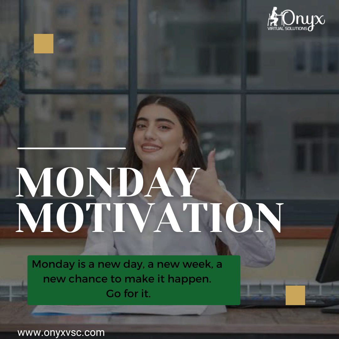 onyxvsc's tweet image. The start of a new week can be daunting, but it's also an opportunity to start fresh and make progress towards your goals.
#MondayMotivation #NewWeekNewGoals #MotivationMonday