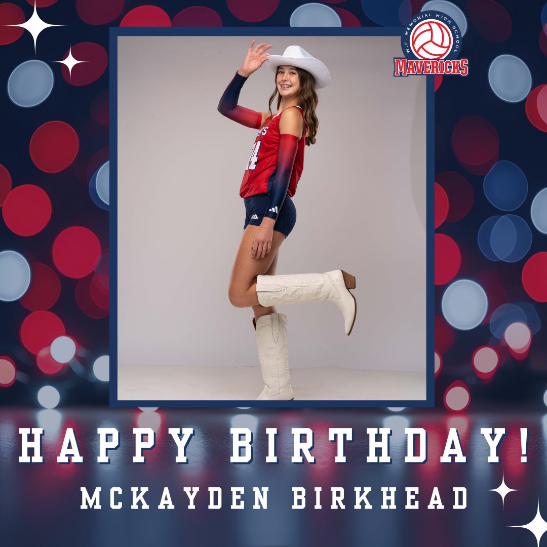 WFMaverickVB's tweet photo. Happy Birthday McKayden! ❤️🏐💙 https://t.co/mMfuiM11r7