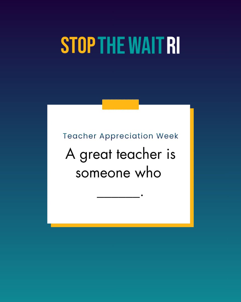 Stop the Wait RI tweet media