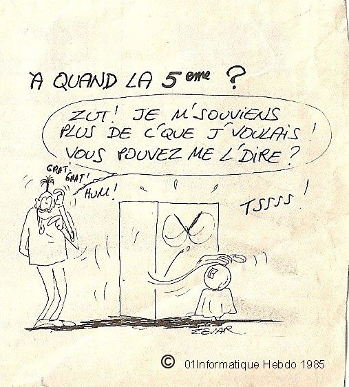 Aredius44's tweet image. Les jeunes attendent la 5eme génération ! en 1985 Zévar dans 01 informatique le savait déjà !
#IA #AIart️️️️️️️️️️️️️️️️️️️️️️️️️️️️️️️️️️️️️️️️️️️️️️️️️️️ 
Les profs aussi. Ils cesseront de pisser dans un violon @Petiteprof5