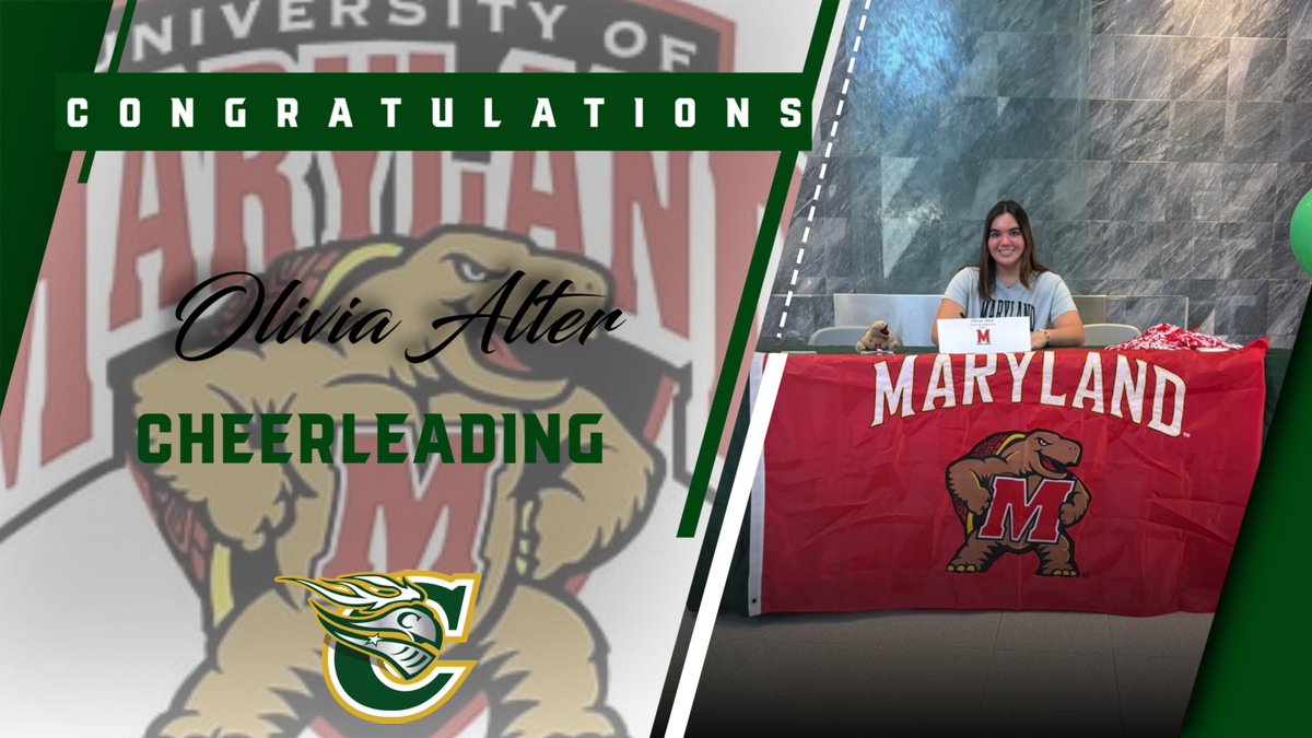 Century_Knights's tweet image. Congratulations, Olivia Alter, who will continue her academic and Cheerleading career at the University of Maryland! #GoKnights