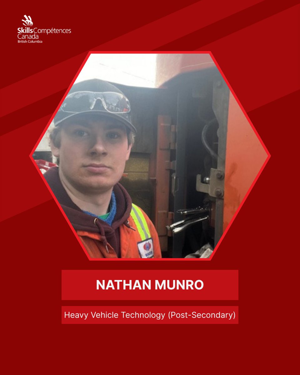SkillsBC's tweet photo. 🔥 Introducing Nathan 🔥
One of BC’s best, ready to take on the national stage in Toronto 🇨🇦
Drop some 💙 to cheer them on!
#TeamBC #SCNC2026 #GoTeamBC https://t.co/gYzXSbaHYO
