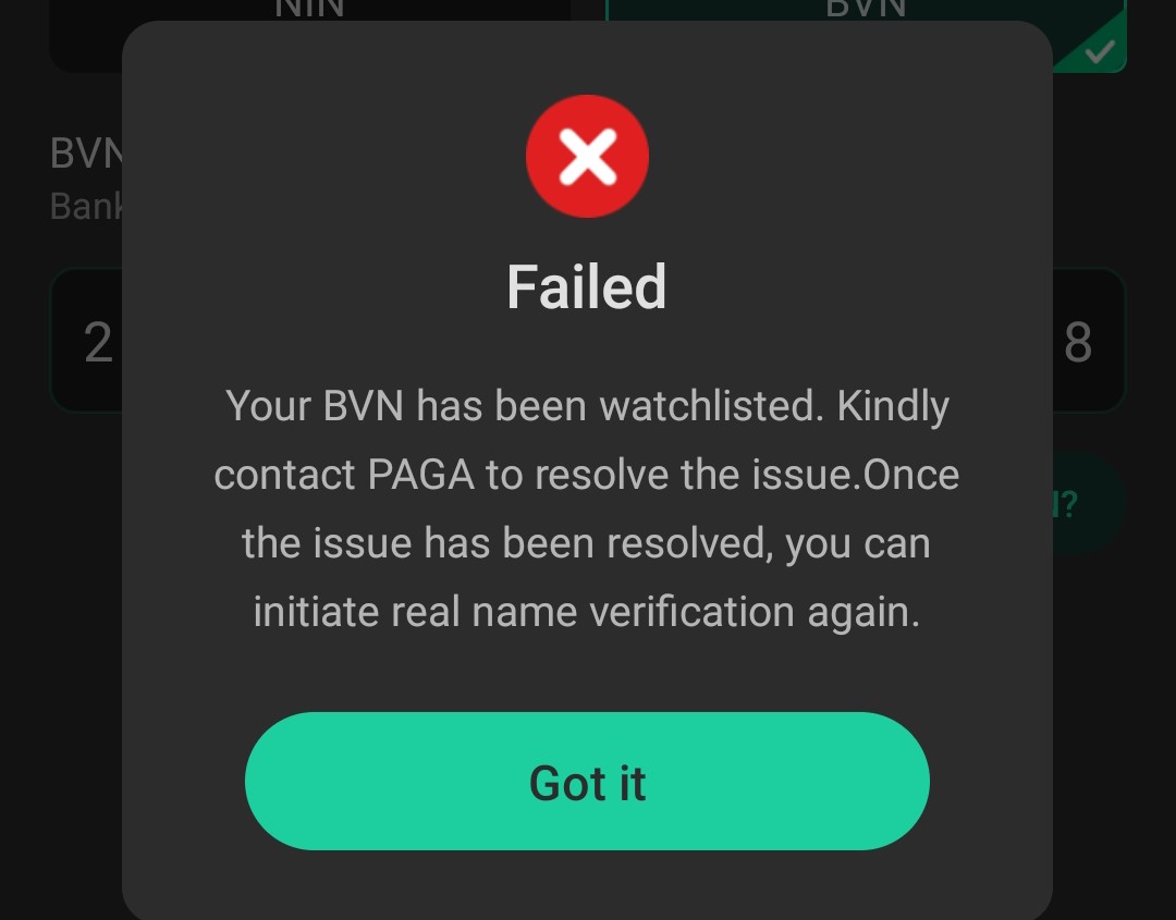_m_jawerd's tweet image. @paga I need urgent resolution on my account. My BVN has been watchlisted since December last year, and despite my efforts, this hasn't been fixed. This is affecting my financial transactions. Kindly look into this and clear my record. #Paga #CustomerService #NigeriaBanking