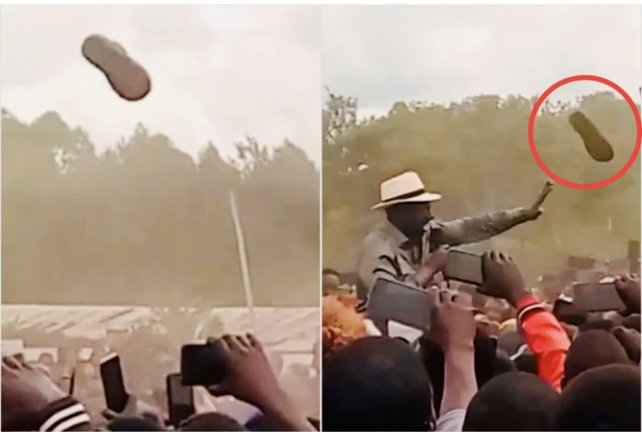 PowMeister's tweet photo. Happy shoejaa day, we commemorate the day Kenyan president William Looter ate a shoe at a rally in Migori, Kenya. https://t.co/8TV9cL3363