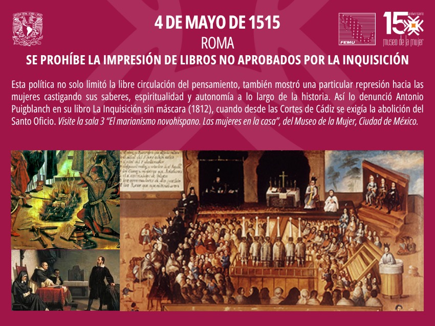 museodelamujer's tweet image. #HOY reconocemos el legado de Nettie Stevens y Carmen Cook, pero también conmemoramos la publicación de la Ley General de Transparencia y Acceso a la Información Pública en México y recordamos la represión a las mujeres por la Inquisición. 

#Efemérides #MuseoDeLaMujer