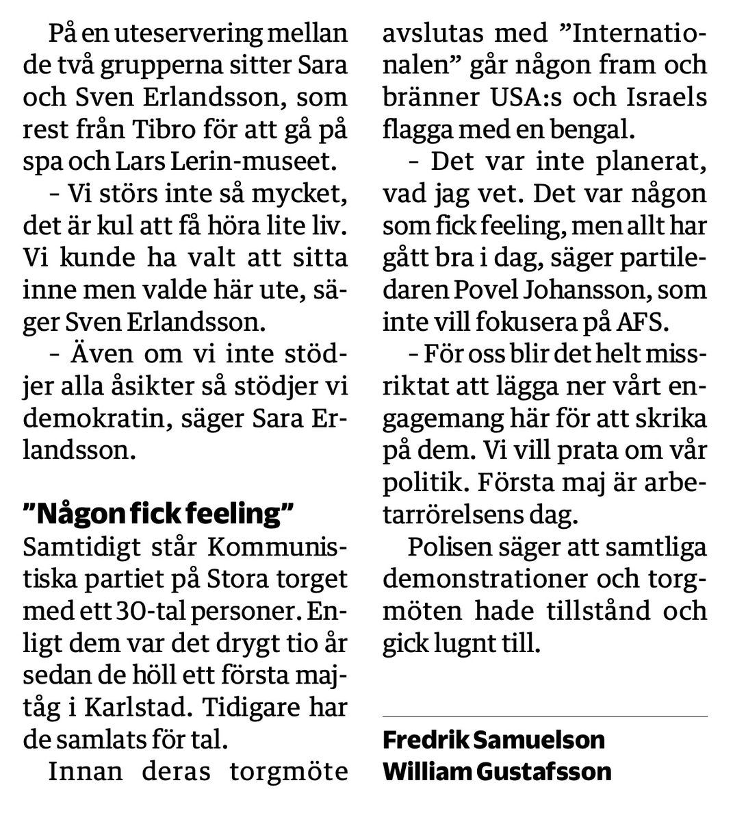 Alternativ för Sverige tweet media