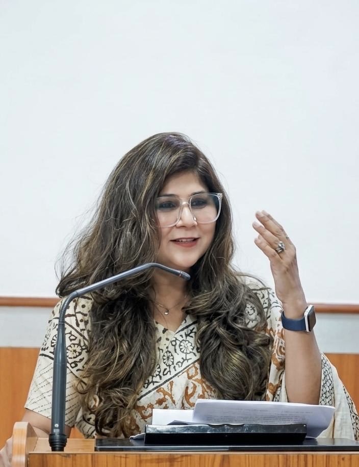 ..⁦<a href="/ramjas_college/">Ramjas College</a>⁩ Invited as Chief Guest, spoke on “Emerging Themes and Challenges in Social Sciences” at a national seminar at Ramjas College