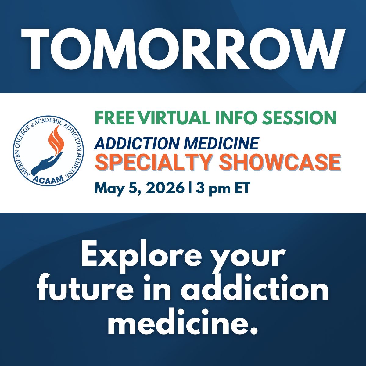 American College of Academic Addiction Medicine tweet media