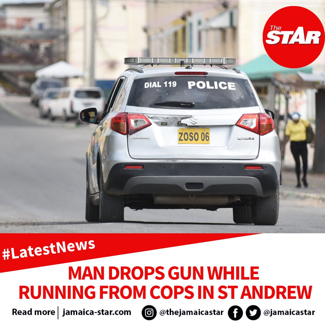 jamaicastar's tweet image. #LatestNews: A man made a quick escape but left behind more than he bargained for after ditching a firearm during a pre-dawn police operation in Donmair Common, Kingston 19.-