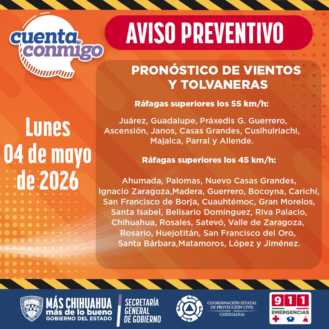 ProteccionCivil Chih tweet media