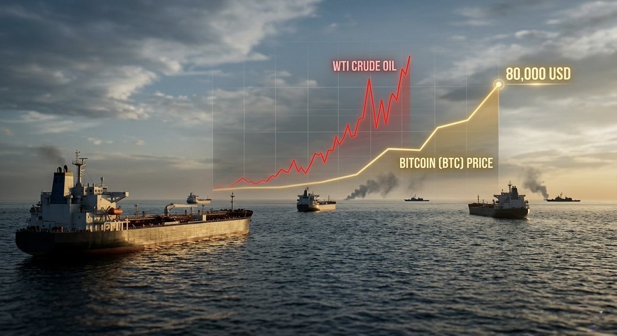 mj_nawaz1's tweet image. “Strait of Hormuz tensions escalate: Brent crude surges past $110 as supply risks hit stocks.

#Bitcoin holds strong near $79K — digital gold in chaos?

Geopolitical shocks testing real hedges.
Volatility ahead or opportunity? 

#trump #MiddleEast #Oil #Bitcoin”