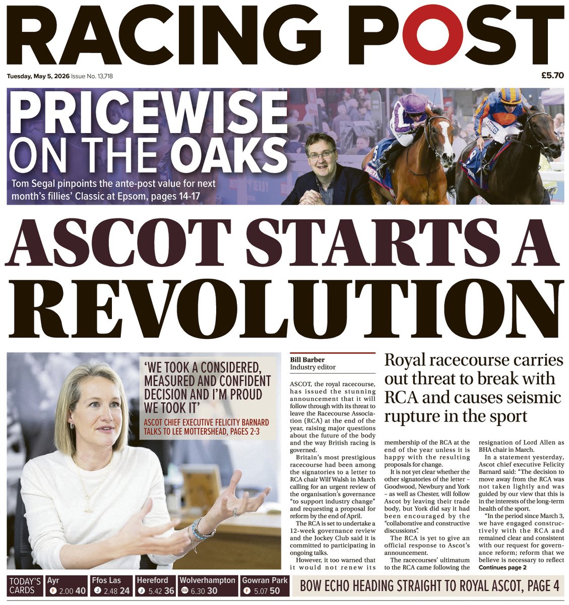 Racing Post tweet media