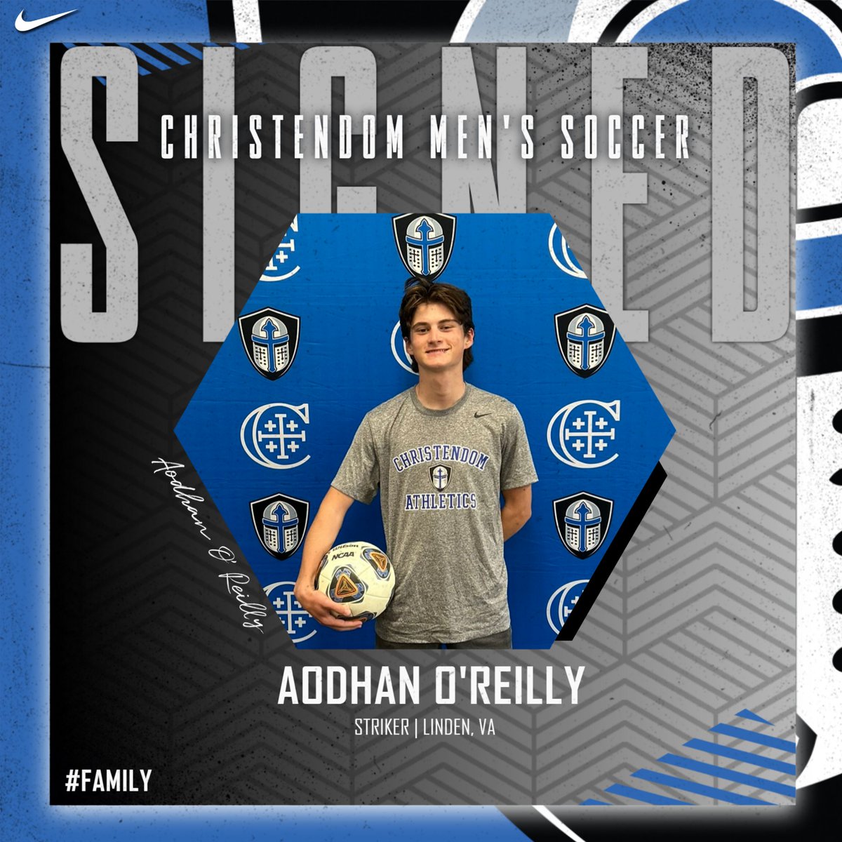 SIGNED✍️
The Crusaders are excited to welcome Aodhan O'Reilly to the program for next fall! 
Welcome to the Family, Aodhan!
#Family | #GoCrusaders