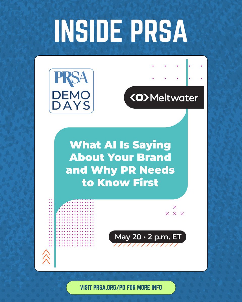 PRSA tweet media