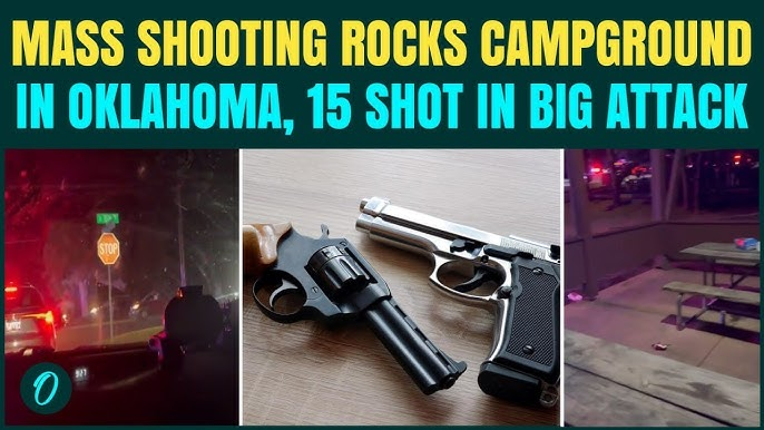Oklahoma shooting  At least 23 people were injured in a mass shooting late Sunday night during a large, unsanctioned party at Arcadia Lake in Edmond, Oklahoma. The gunfire broke out around 9 p.m. at the Scissortail Campground area.Key Incident DetailsLocation: Arcadia Lake, specifically near the Scissortail Campground and Caddo Pavilion in Edmond.