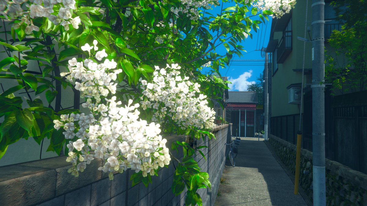 freenyam's tweet image. [That Cloud] by Apathy
いつかの路地
薄っすら汗がにじんだあの日、笑いあったあの日、全てが輝いていたあの日。そんなあの日のワールド。

#VRChat 
#VRChat_world紹介
vrchat.com/home/world/wrl…