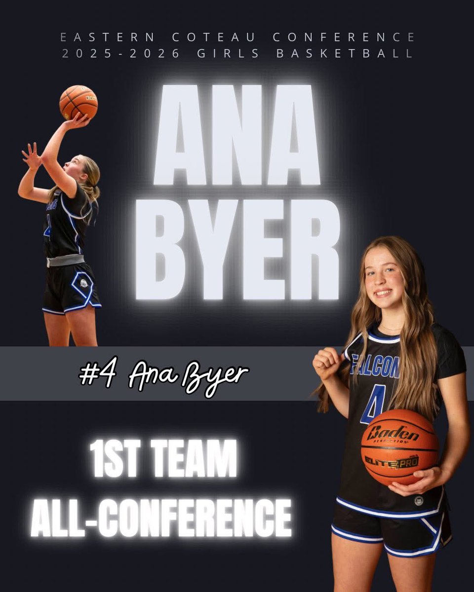 FalconGirlsBB's tweet photo. Congrats to @AshlynnVavruska &amp; Ana Byer for earning 1st Team All-Conference! https://t.co/5KGlFNrtIK