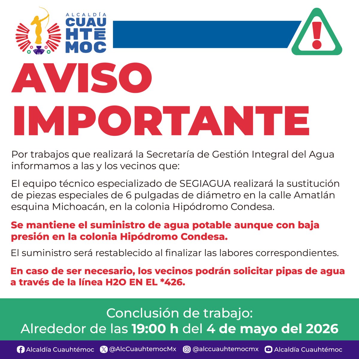 Alcaldía Cuauhtémoc tweet media