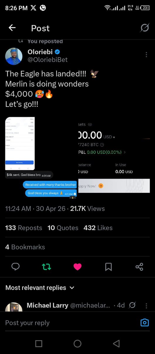 Michael Larry tweet media