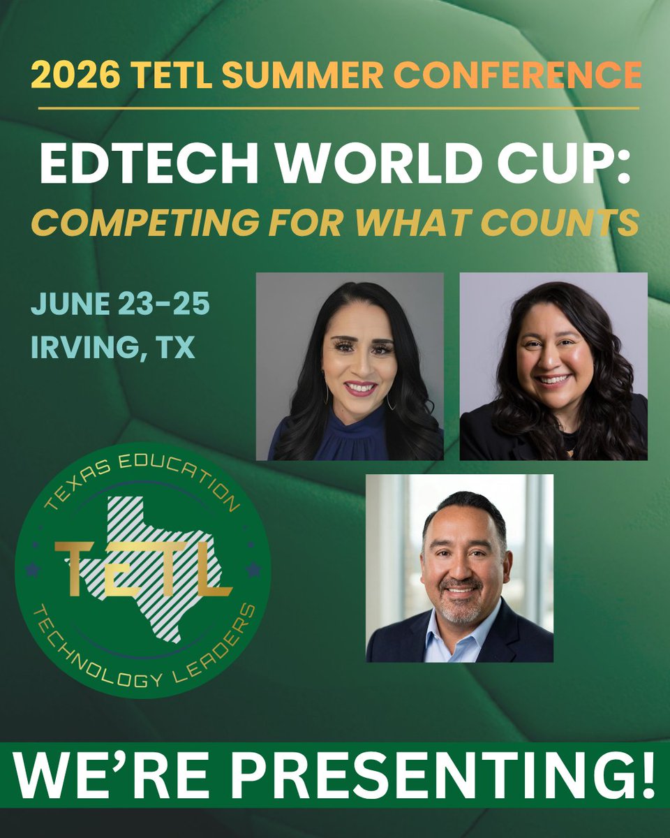 RoseKnowsTech's tweet photo. Budget cuts? No problem! 🚀

Discover how Northside ISD fused IT and Training into a "Force Multiplier" to beat a hiring freeze. Learn our blueprint for unified &amp; high-efficiency support! @NISDTechTD @NISDTechServ

📍Catch our session at #TETL Summer Conference!

 #TETL2026 https://t.co/khsZckSydH