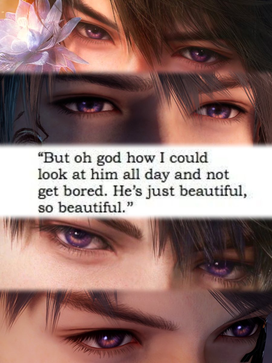 I have seen many eyes... but his are the only ones I ever get lost in.