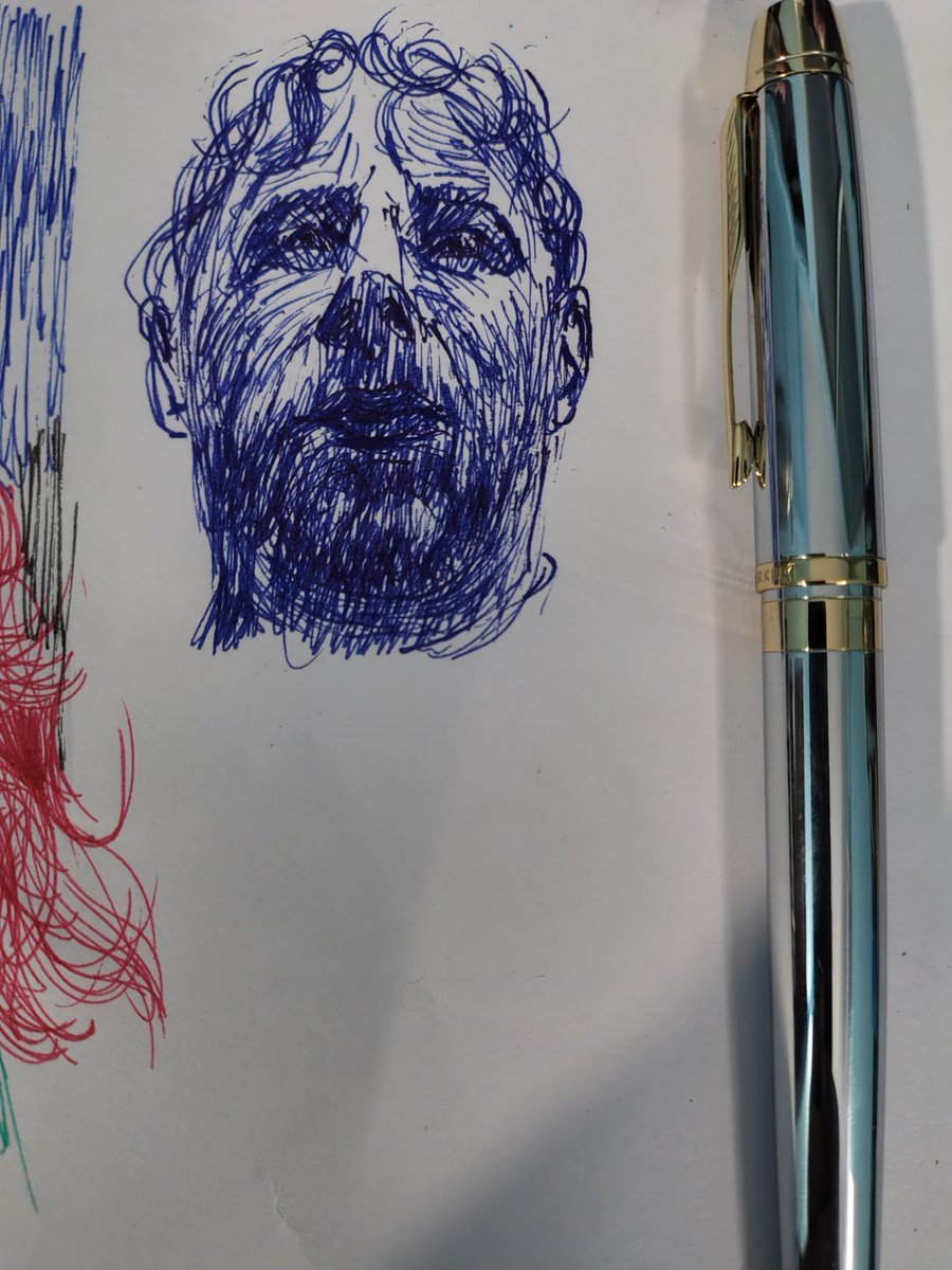 DeonticScorekpr's tweet photo. 5min fountain pen sketch 

#drawing #sketching #fountainpen #parker #CainPinto https://t.co/YfWveEOR14