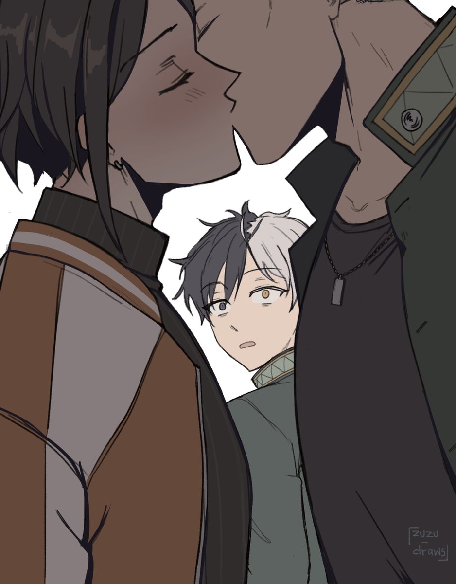 [WBK] • Hirasako •  ひいさこ  •  💊🦊 + 🌸 
Sneak a kiss