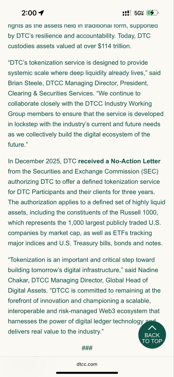 andrewfuss18's tweet photo. @beyond_broke DTCC officially mentions Ripple Prime today too👀 https://t.co/rFs5rZyFWh