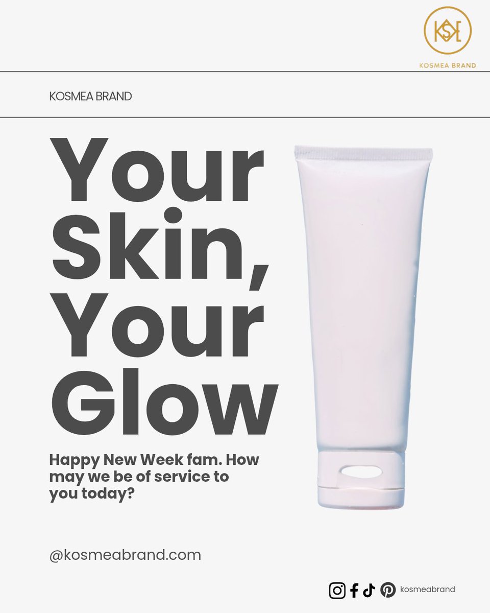 kosmeabrand's tweet image. Let Kosmea Brand be your skincare vendor #skincare #skincareroutine #skincare101 #skincareshop