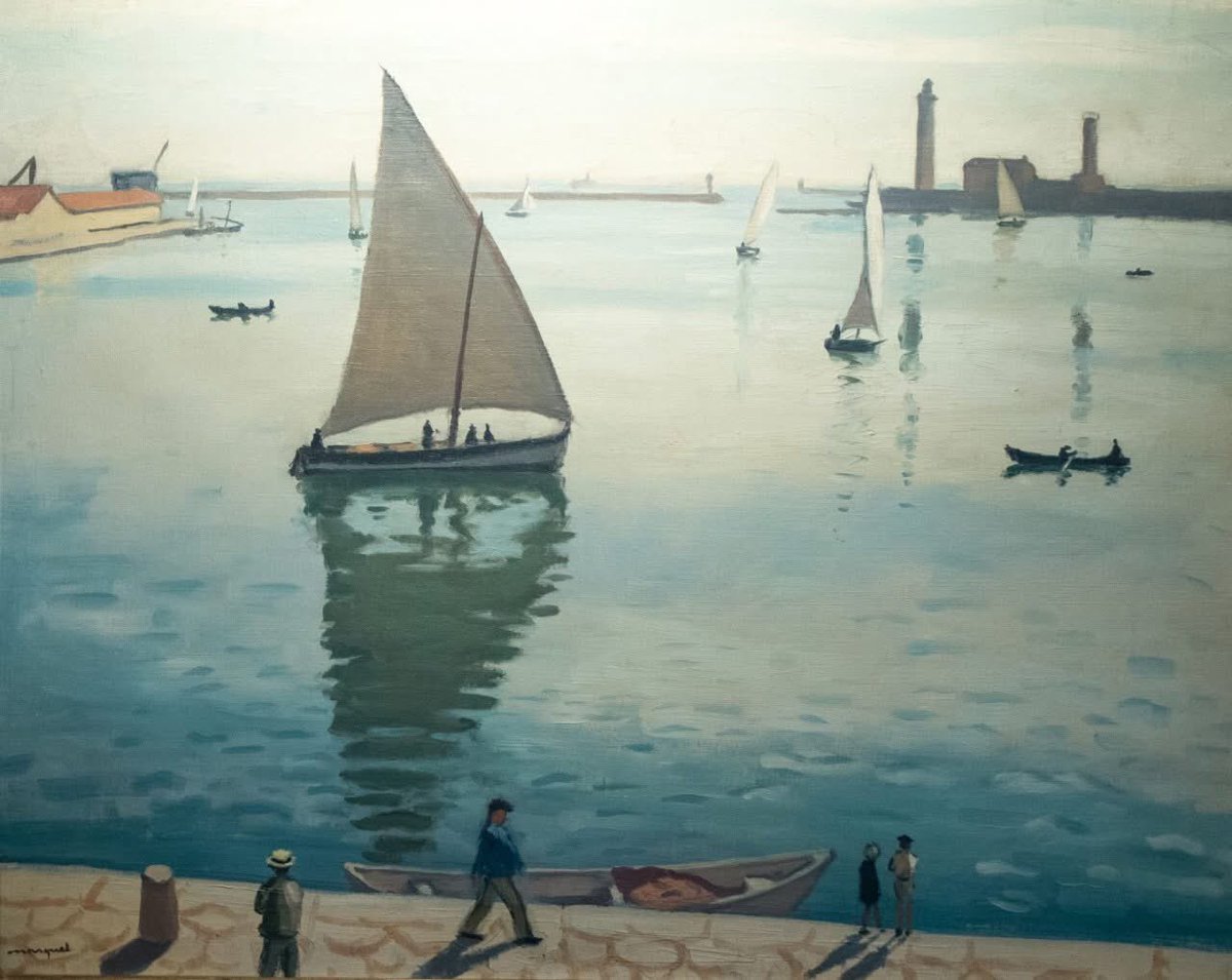 olgatuleninova's tweet photo. Albert Marquet (France 1875-1947)
Voiliers à Sète (1924)
oil on canvas 64 x 80 cm https://t.co/kj6Su9KM8E