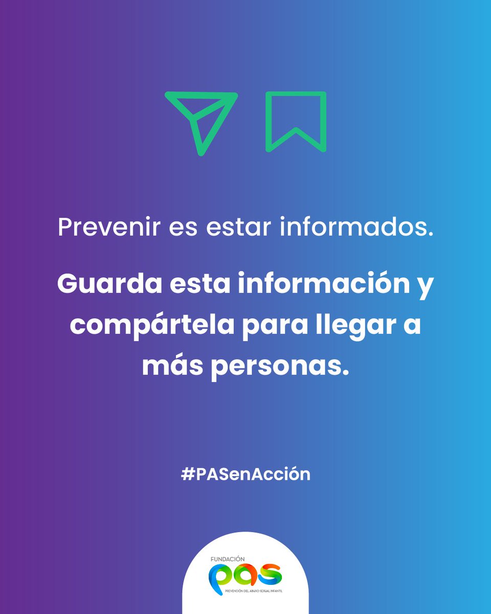 FundacionPAS's tweet photo. Acompañar la vida digital de niñas, niños y adolescentes es parte fundamental de su protección.
Hablar, escuchar y estar presentes puede ayudar a prevenir riesgos.
Si conoces un caso de violencia sexual infantil, reporta en: https://t.co/tUXPinduLh

#PASenAcción #FundaciónPAS https://t.co/uAllc9X6w2