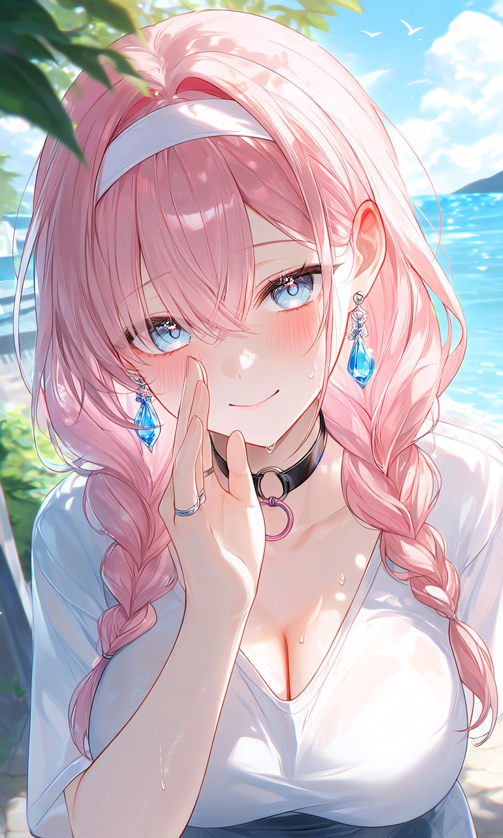 KurageCalendar's tweet photo. 最新作『7月の彼女』のヒロイン、 
はじめてご紹介します♪  

夏の浜辺で出会う、奥手で育ちの良い大学生。
毎日少しずつ心を開いていく、
あなたとの距離を感じる31日間。

スレッドで彼女との31日間の仕組みを 👇  

#7月の彼女 #ひめくりADV #同人ゲーム #AIイラスト https://t.co/P1GNoG5SZt