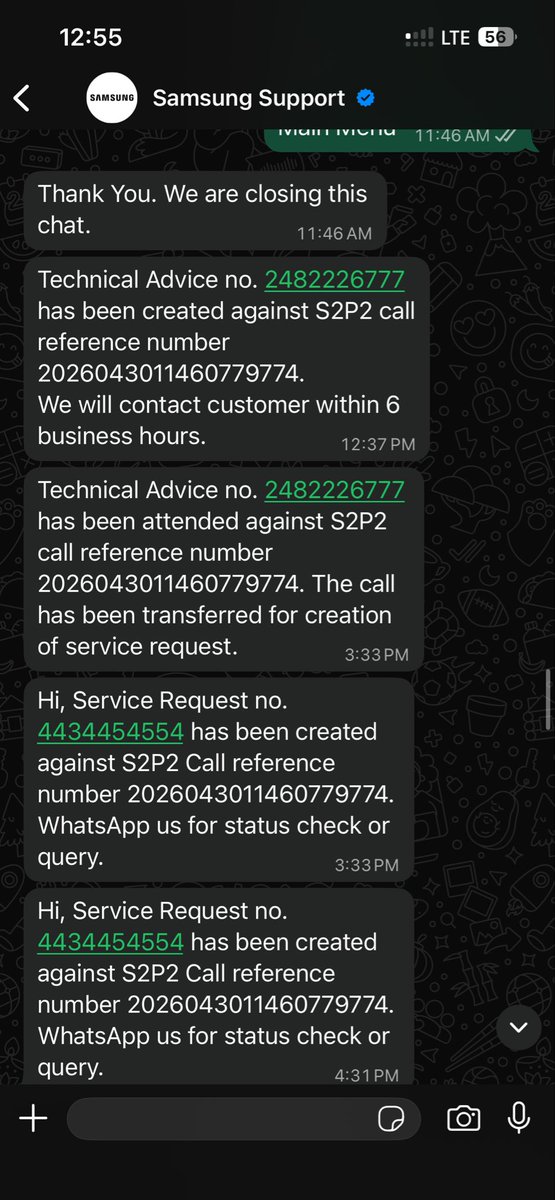 CharmingZak's tweet photo. @Samsung @SamsungIndia
Within just 2 years my Samsung AC is not functioning properly. On 30-04-26 I raised a service request and it’s May 5th no technician visited my location to resolve the issue. Local support is also not receiving call. The Jalgaon Technicians fooling us. https://t.co/uCWF90YNRL