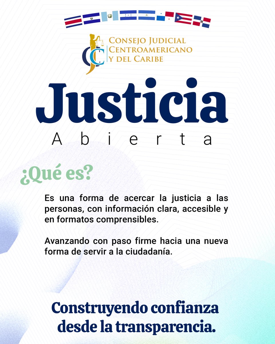 OJudicialPanama's tweet image. La justicia abierta hace los procesos más accesibles, comprensibles e inclusivos para fortalecer la confianza ciudadana. Conoce más detalles aquí. #panama #ojudicialpanama #justiciabierta