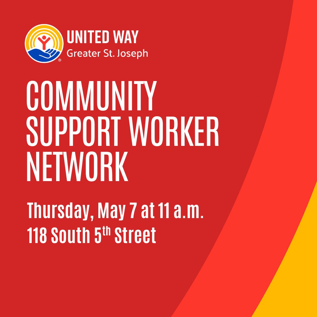 UnitedWayStJoe's tweet photo. Connect. Collaborate. Strengthen our community. 💙

Join United Way’s Community Support Network (CSW):
📅 May 7 | 11 a.m.
📍 In-person or Zoom https://t.co/fLsREuNe9n